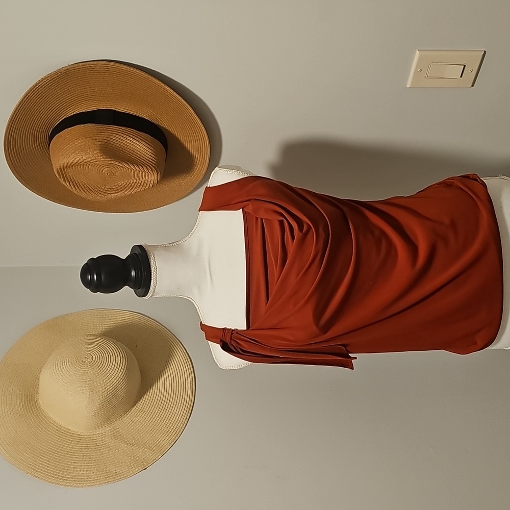 Simply Vera Vera Wang Terracotta Sleeveless Top